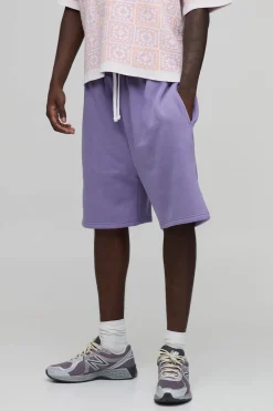 Short Essentiel Oversize Délavé À Entrejambe Bas