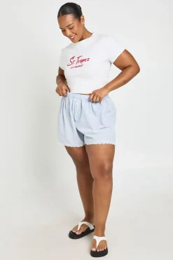 Short À Finition Dentelle Grande Taille