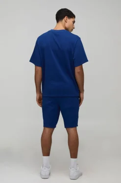 Short Gaufré Coupe Ajustée