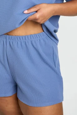 boohoo Short Gaufré Grande Taille<Femme Shorts