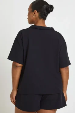 boohoo Short Gaufré Grande Taille<Femme Shorts