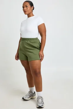 Short Grande Taille À Large Ceinture Épaisse