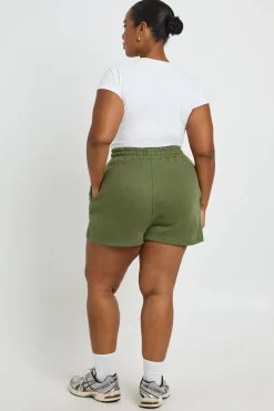 Short Grande Taille À Large Ceinture Épaisse