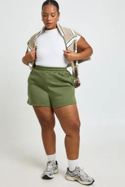 Short Grande Taille À Large Ceinture Épaisse
