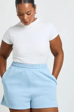 boohoo Short Grande Taille À Large Ceinture<Femme Shorts