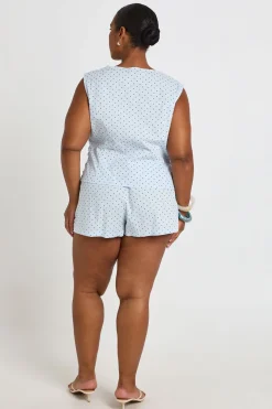 Short Grande Taille À Pois