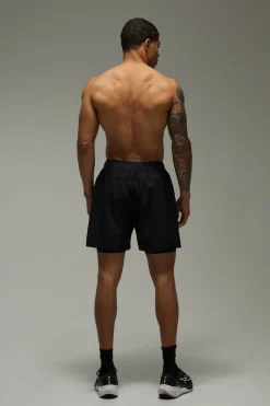 Short Homme Actif 2 En 1 En Ripstop Extensible Tissé