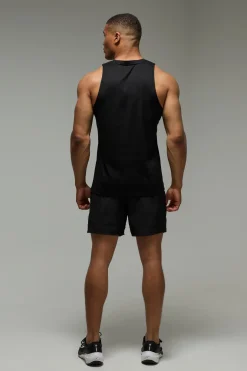Short Homme Actif à Logo Néon 5 pouces