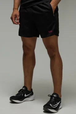 Short Homme Actif à Logo Néon 5 pouces
