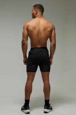 boohooMAN Short Homme Active Extreme Split 3 pouces 2-en-1 Regular Fit<Homme Tout Afficher|Shorts