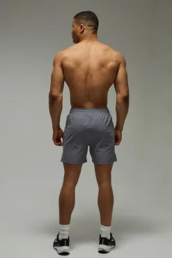 Short Homme 7 Pouces Extensible Tissé Avec Ajusteur Élastique