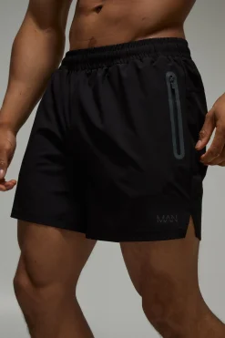 boohooMAN Short Homme Tissé Stretch Active 5 Pouces Avec Finitions Contrastées<Femme Shorts|Tout Afficher Activewear