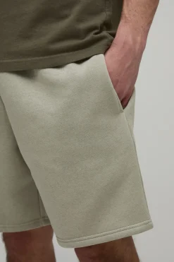 Short Jersey Basique Coupe Décontractée