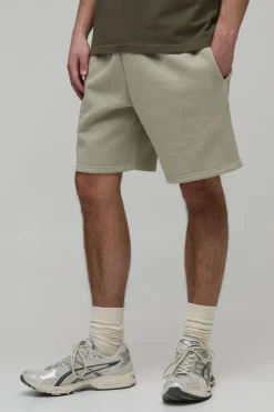 Short Jersey Basique Coupe Décontractée