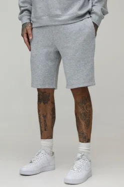 Short Jersey Basique Coupe Slim Taille Haute
