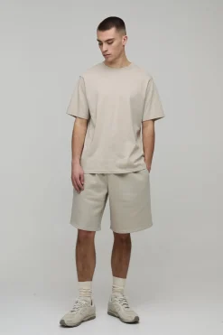 boohooMAN Short Jersey Coupe Baggy Basique<Homme Tout Afficher|Indispensables Grande Taille