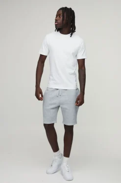 boohooMAN Short Jersey Coupe Slim Basique<Homme Tout Afficher|Indispensables Grande Taille