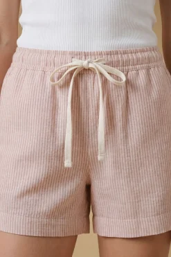 Dorothy Perkins Short Élastiqué À Rayures<Femme Shorts