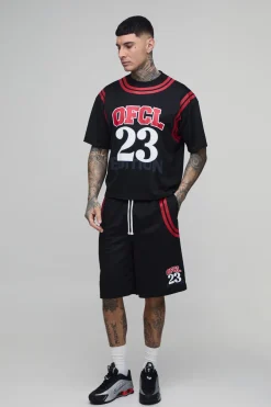 Short Long Ample En Mesh Imprimé Ofcl 23