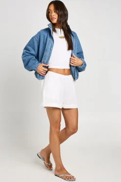 Short Long En Gaze De Coton