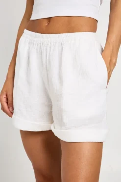 Short Long En Gaze De Coton