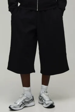 boohooMAN Short Long En Jersey<Homme Jorts|Denim