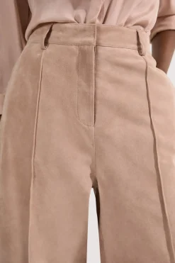 KarenMillen Short longline ajusté en suède<Femme Tailleurs|Shorts
