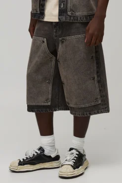 Short Long Menuisier Avec Panneau Amovible
