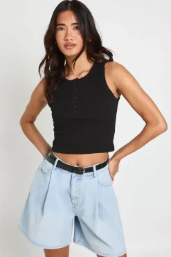 Short Long Plissé Avec Ceinture