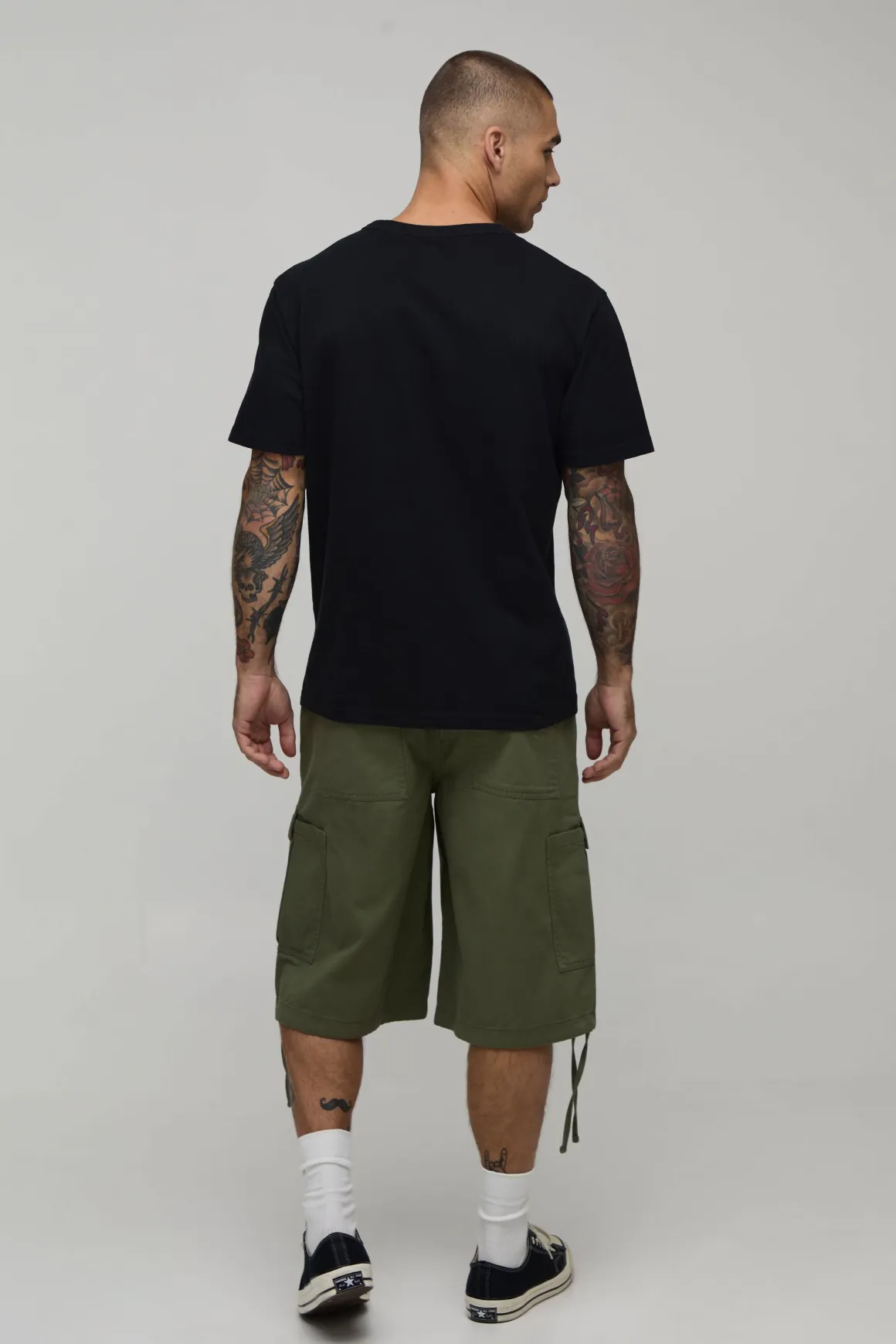 Short Long À Poches Cargo Style Parachute