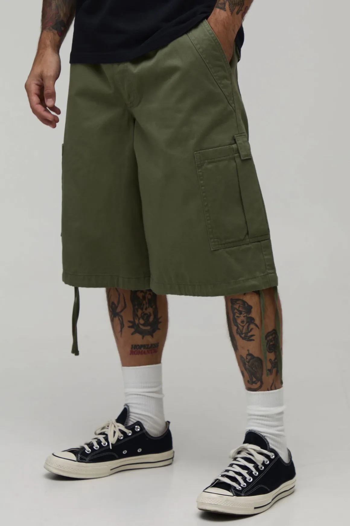 Short Long À Poches Cargo Style Parachute