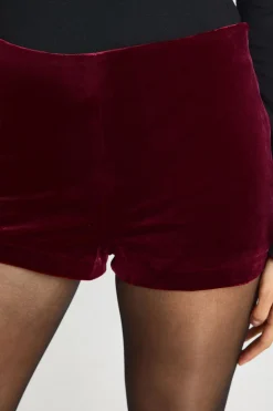 Short micro en velours