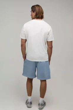 boohooMAN Short Mi-long Ample À Entrejambe Bas<Homme Indispensables Grande Taille|Shorts