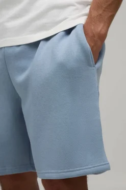 boohooMAN Short Mi-long Ample À Entrejambe Bas<Homme Indispensables Grande Taille|Shorts