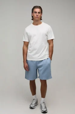 boohooMAN Short Mi-long Ample À Entrejambe Bas<Homme Indispensables Grande Taille|Shorts