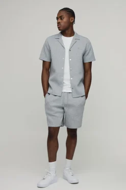 Short Mi-long En Néoprène Collé Coupe Décontractée