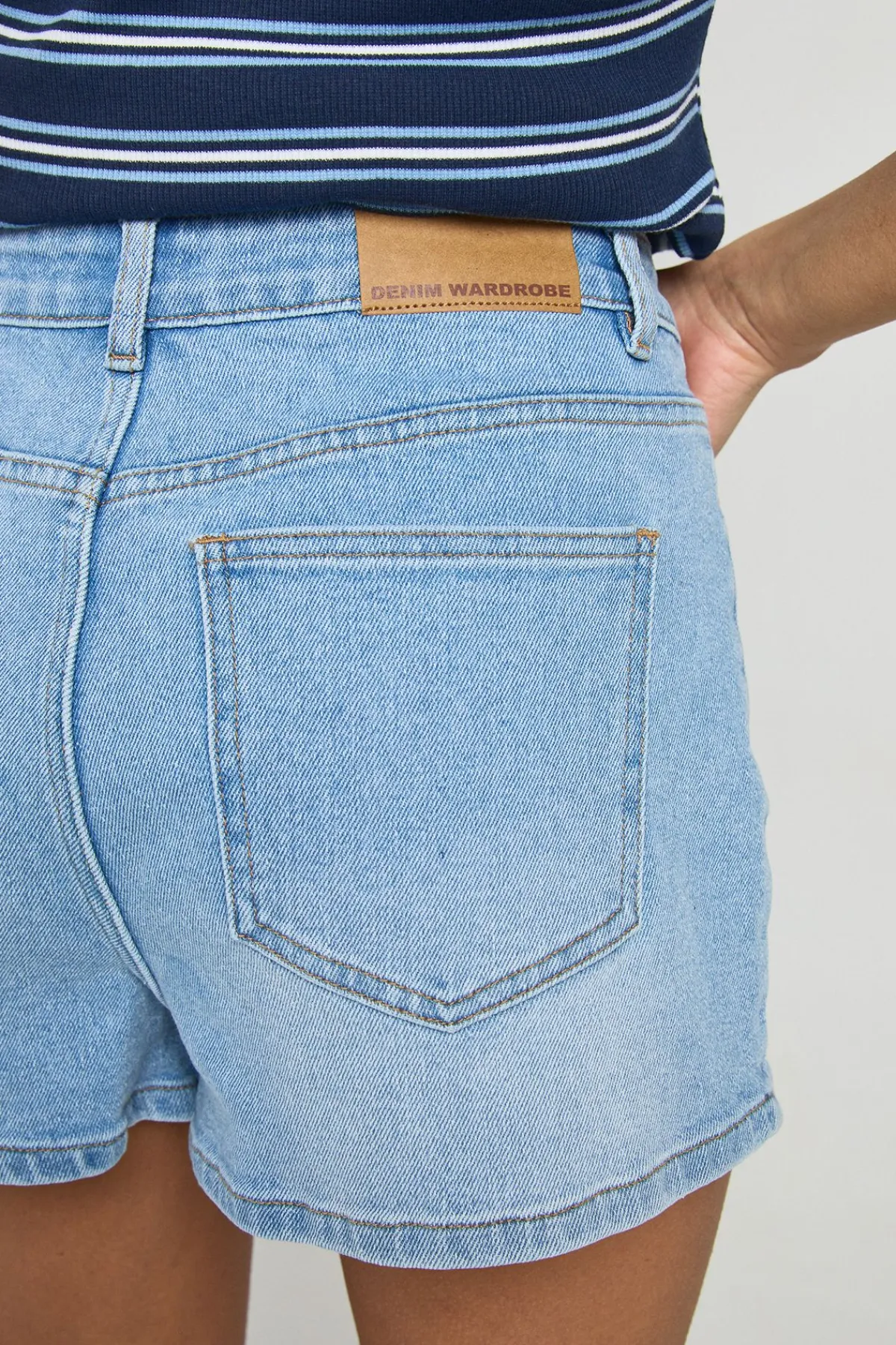 boohoo Short Mini Avec Détail De Poches Avant<Femme Denim|Shorts