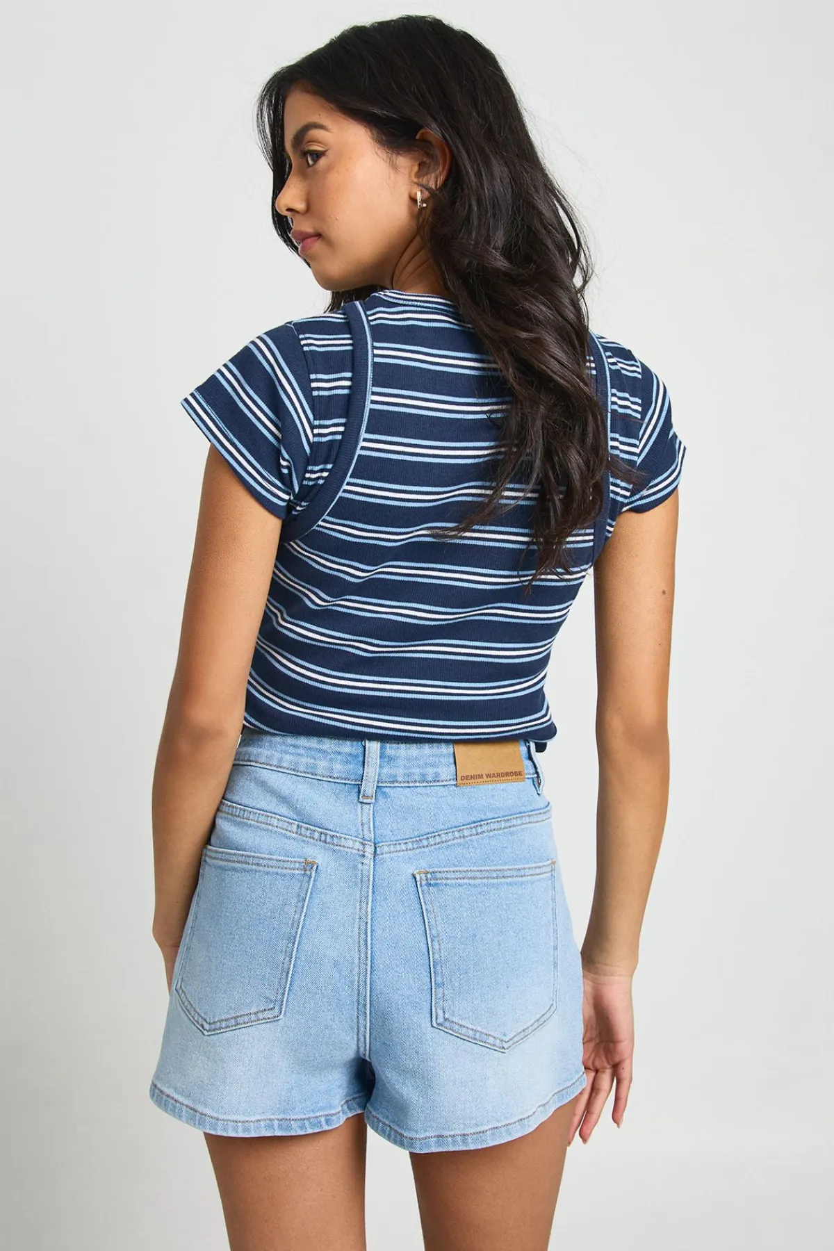 boohoo Short Mini Avec Détail De Poches Avant<Femme Denim|Shorts
