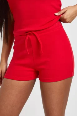 Short Mini Côtelé Taille Basse