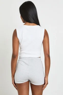 Short Mini Côtelé Taille Basse