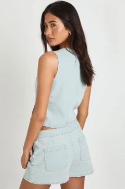 Short Mini En Denim