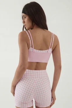 Short Mini Gingham Sculptant Dsgn Studio