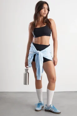 DSGN Studio Short Mini Moulant À Bandes Latérales Et Taille Repliable Sculpt<Femme Dsgn Studio|Shorts