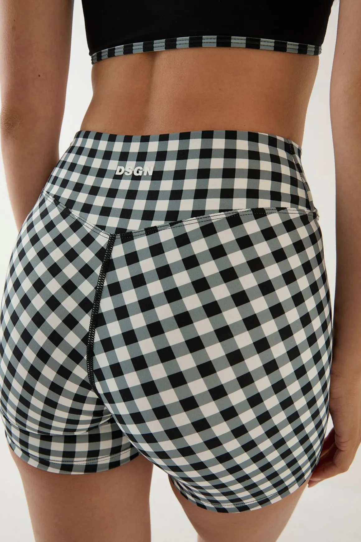 Short Mini Moulant À Carreaux Vichy Dsgn Studio