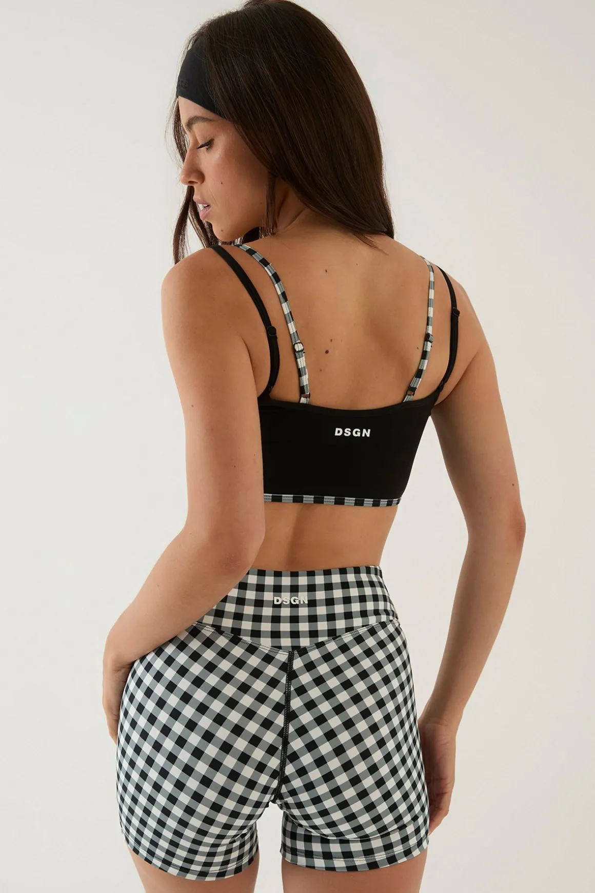 Short Mini Moulant À Carreaux Vichy Dsgn Studio