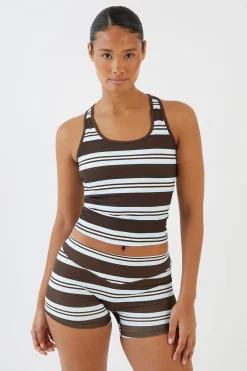 DSGN Studio Short Mini Sculptant À Rayures<Femme Vêtements De Sport|Dsgn Studio