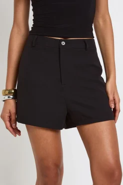 Short Mini Tailleur Taille Haute