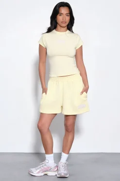 Short Molleton Appliqué Collegiate Dsgn Studio