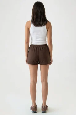 boohoo Short Molleton Coupe Ample Avec Cordon De Serrage Contrasté<Femme Survêtements|Survêtements