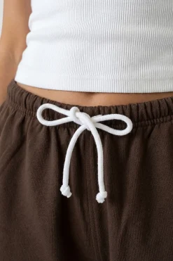 boohoo Short Molleton Coupe Ample Avec Cordon De Serrage Contrasté<Femme Survêtements|Survêtements